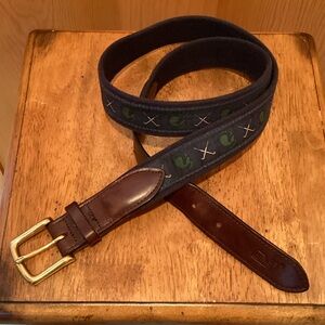 Vineyard Vines Woven Ribbon Golf Belt